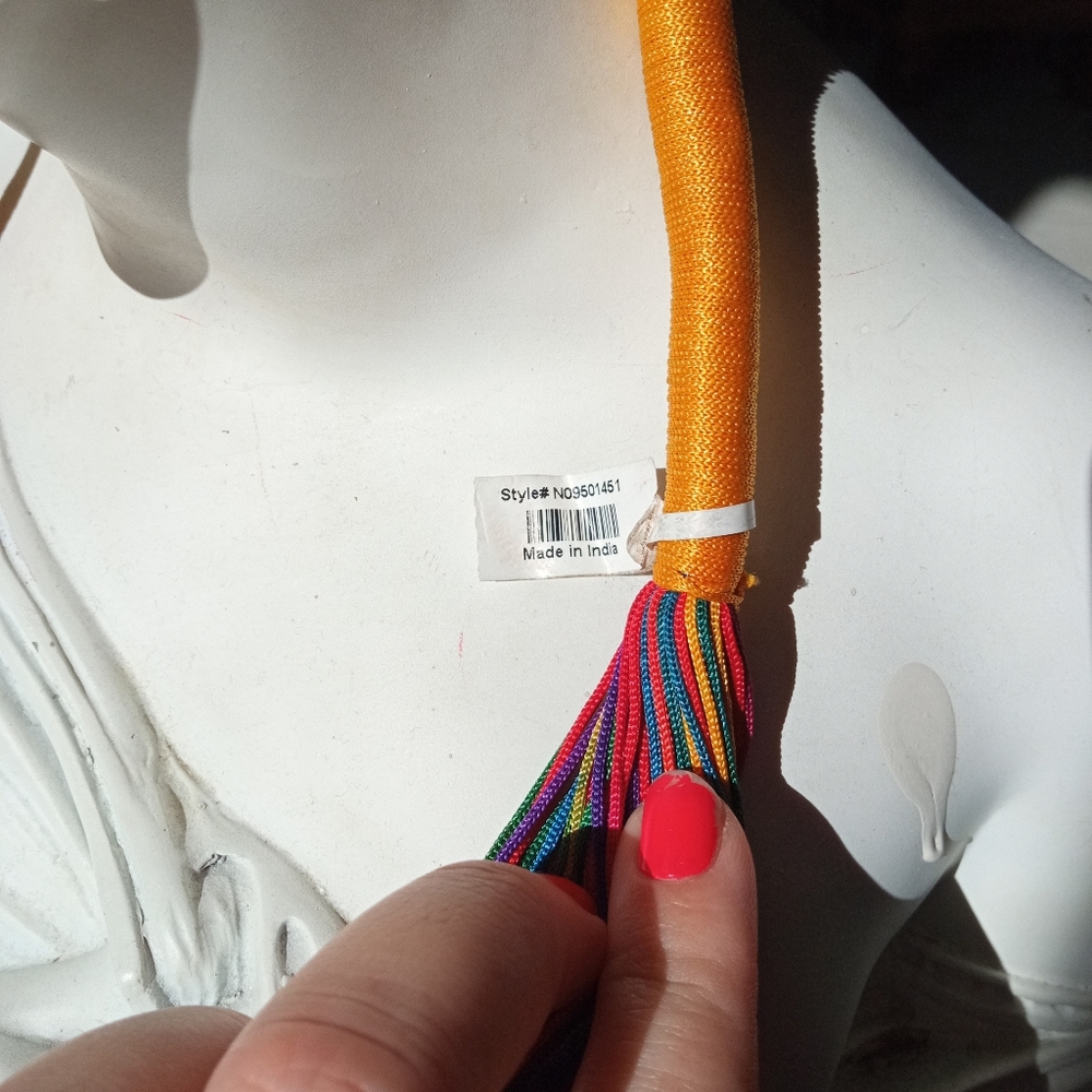 Multicolour Boho Statement Necklace - Picture 9 of 14
